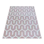Möbelix Webteppich Pink Naturfaser Costa 200x290 Cm
