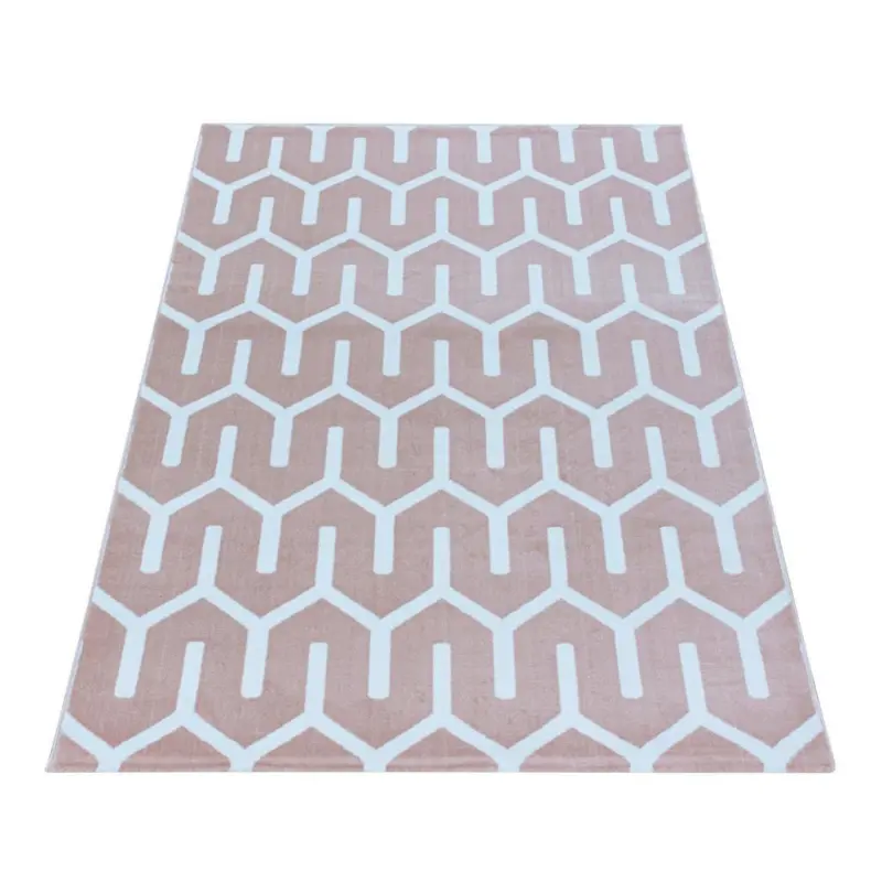 Webteppich Pink Naturfaser Costa 200x290 Cm