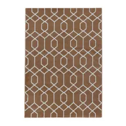 Webteppich Kupfer Naturfaser Efor 140x200 Cm