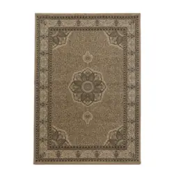 Orientalischer Webteppich Beige Kashmir 240x340 Cm