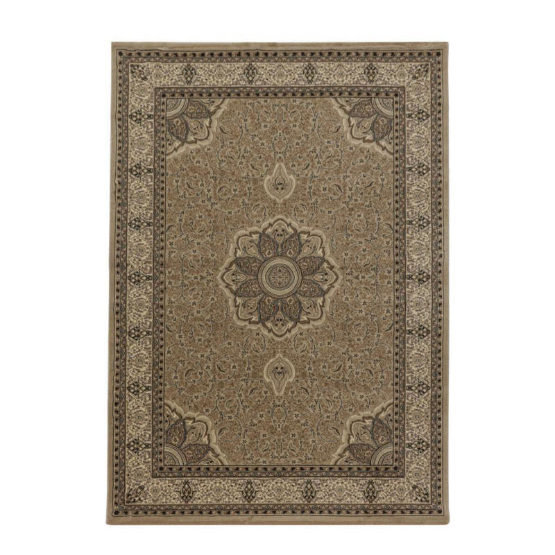 Orientalischer Webteppich Beige Kashmir 200x290 cm