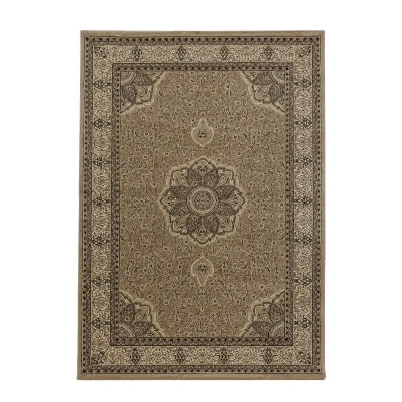 Orientalischer Webteppich Beige Kashmir 240x340 Cm