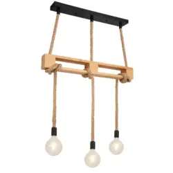 Häneleuchte H: 120 cm 3-Flammig, Industrial Style