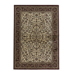 Orientalischer Webteppich Creme/rot Kashmir 80x150 Cm