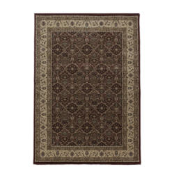 Orientalischer Webteppich Rot Naturfaser Kashmir 80x150 cm