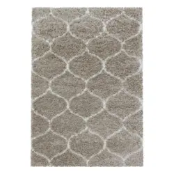 Webteppich Beige Naturfaser Salsa 140x200 Cm