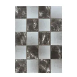 Webteppich Braun/grau Naturfaser Ottawa 240x340 Cm