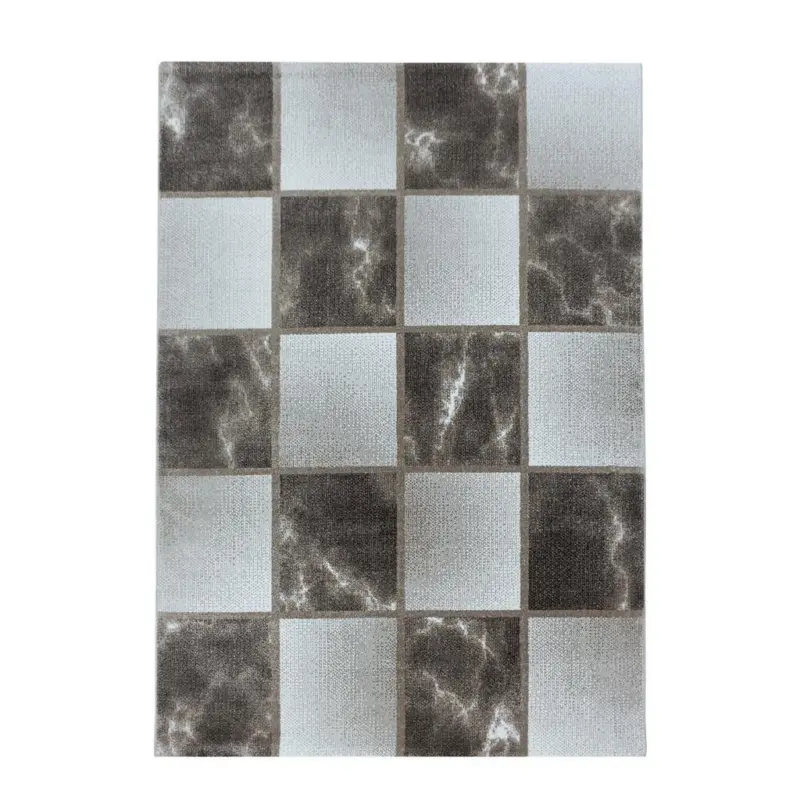 Webteppich Braun/grau Naturfaser Ottawa 240x340 Cm