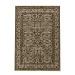 Orientalischer Webteppich Beige Kashmir 120x170 Cm