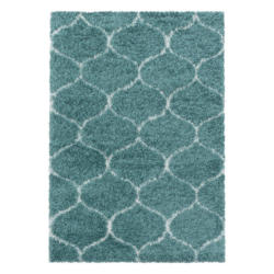 Webteppich Blau Naturfaser Salsa 280x370 Cm