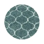 Möbelix Webteppich Blau Naturfaser Salsa Ø 160 Cm