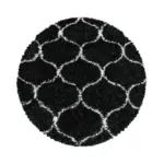Möbelix Webteppich Anthrazit Naturfaser Salsa Ø 120 Cm