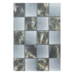 Webteppich Gelb/grau Naturfaser Ottawa 240x340 Cm