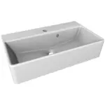 Möbelix Waschbecken Lima Keramik 60x35 Cm Weiß