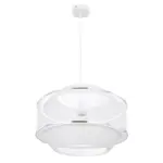 Möbelix Hängeleuchte H: 150 Cm 1-Flammig, Weiß/chromfarben
