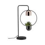 Möbelix Tischlampe Neordic Fanja Dimmbar Schwarz/kupferfarben