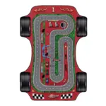Möbelix Spielteppich Auto Straße Rot Play 140x200 cm