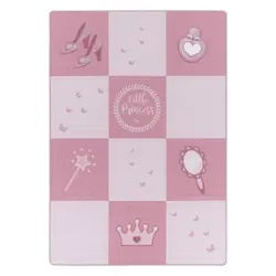 Kinderteppich Prinzessin Pink Play 160x230 Cm
