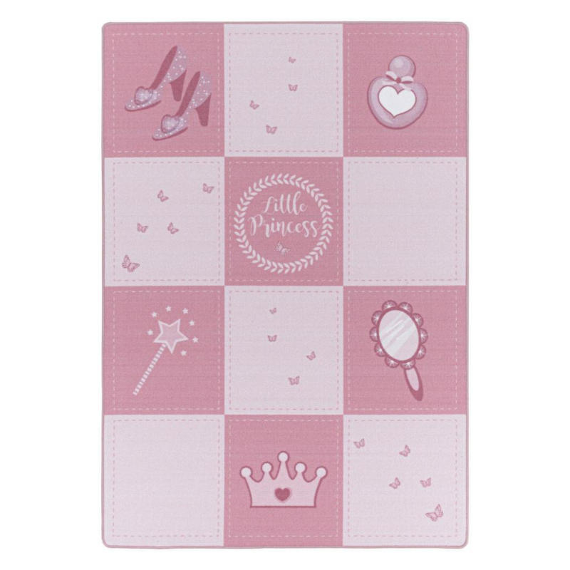 Kinderteppich Prinzessin Pink Play 100x150 cm