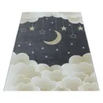Möbelix Kinderteppich Wolken-mond Gelb Funny Yellow 160x230 Cm