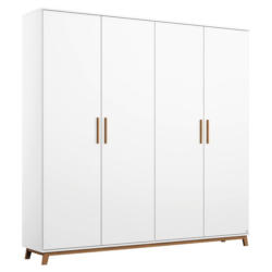 Drehtürenschrank 181 Cm Carlsson Weiß