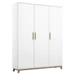 Möbelix Drehtürenschrank 136 Cm Carlsson Weiß