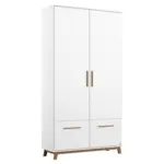 Möbelix Drehtürenschrank 92 Cm Carlsson Weiß