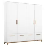 Möbelix Drehtürenschrank 181 cm Carlsson Weiß