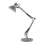 Möbelix Led-schreibtischlampe Pit Grau/nickelfarben Verstellbar