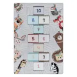 Möbelix Spielteppich Hüpfspiel Grau/bunt Play 140x200 Cm