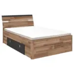 Möbelix Stauraumbett Mit Beleuchtung 140x200 Cm Mars Eiche Dekor