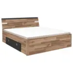 Möbelix Stauraumbett Mit Beleuchtung 180x200 Cm Mars Eiche Dekor