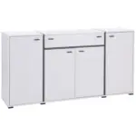 Möbelix Kommode B: 187,5 Cm Miri, Weiß/betonoptik