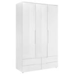 Möbelix Drehtürenschrank +schubladen B: 126 cm Spice, Weiß