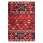 Möbelix Webteppich Rot/multicolor My Ethno 115x170 Cm