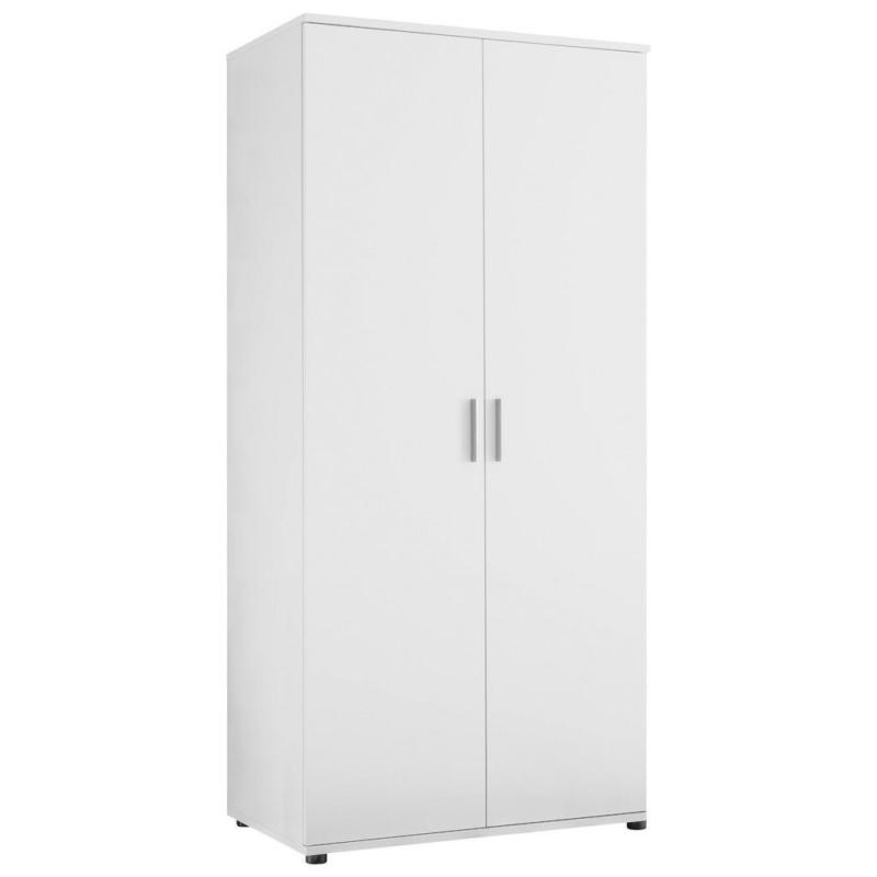 Kinderkleiderschrank B: 90 cm Bibo, Weiß