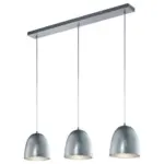 Möbelix Hängeleuchte Ontario H: 130 Cm 3-Flammig, Metall/glas