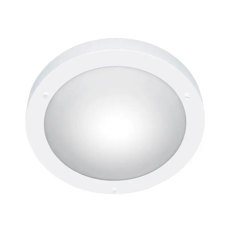 Deckenleuchte Ø 31,5 Cm 1-Flammig Rund Opalglas Matt