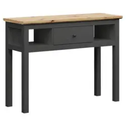 Schminktisch Bondy Eiche Dekor /graphit B: 114 Cm Mit Lade