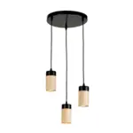 Möbelix Hängeleuchte Annick H: 116 Cm 3-Flammig, Echtholz/metall