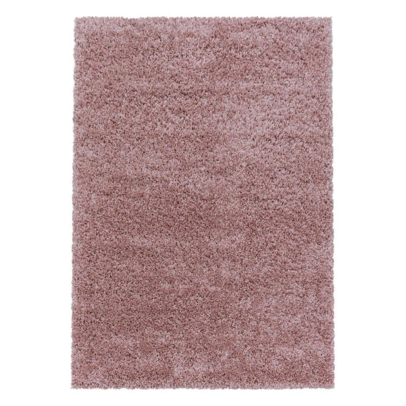 Hochflor Teppich Rosa Naturfaser Sydney 100x200 Cm