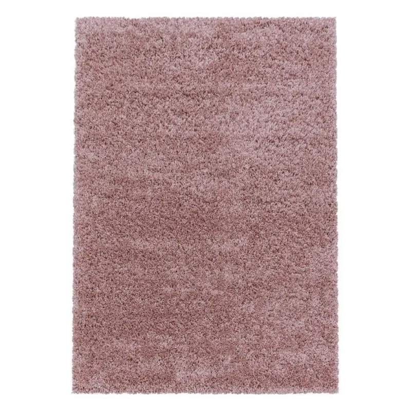 Hochflor Teppich Rosa Naturfaser Sydney 140x200 Cm