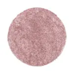 Möbelix Hochflor Teppich Rosa Naturfaser Sydney Ø 160 Cm