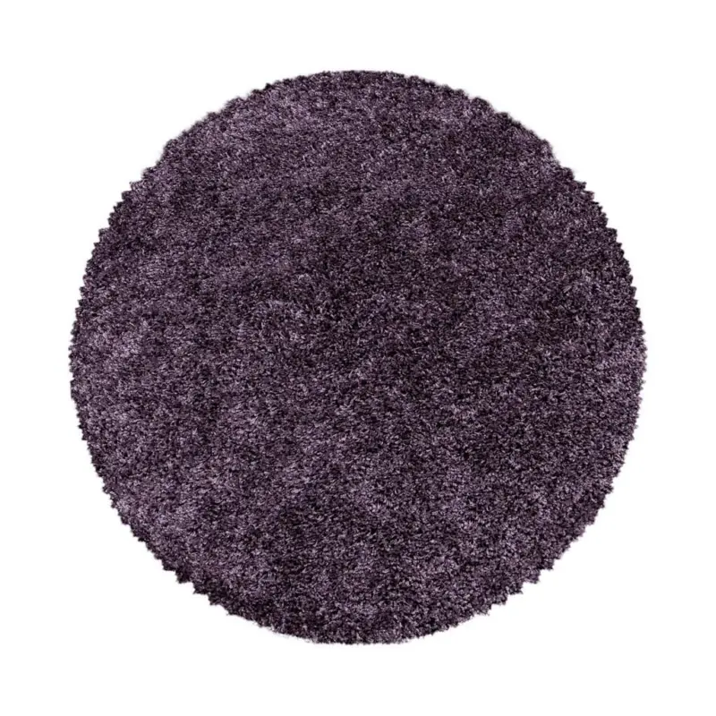 Hochflor Teppich Violett Naturfaser Sydney &Oslash; 200 Cm