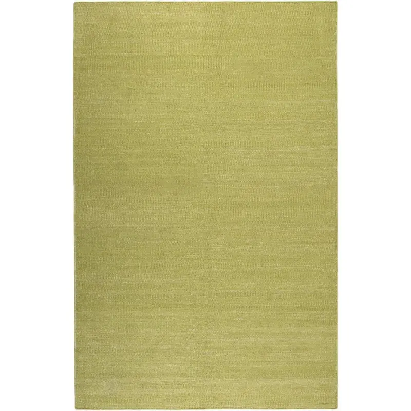 Handwebteppich Limettengrün Baumwolle Kelim 130x190 Cm