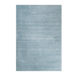 Hochflor Teppich Hellblau Baumwolle Loft Bxl: 70x140 Cm