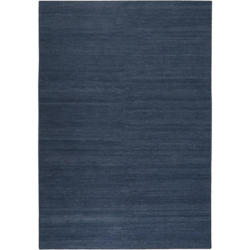 Handwebteppich Blau Baumwolle Rainbow Kelim 130x190 Cm