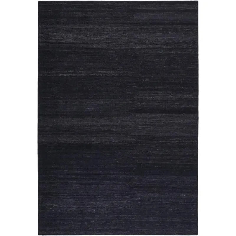 Handwebteppich Anthrazit Baumwoll Kelim 130x190 cm