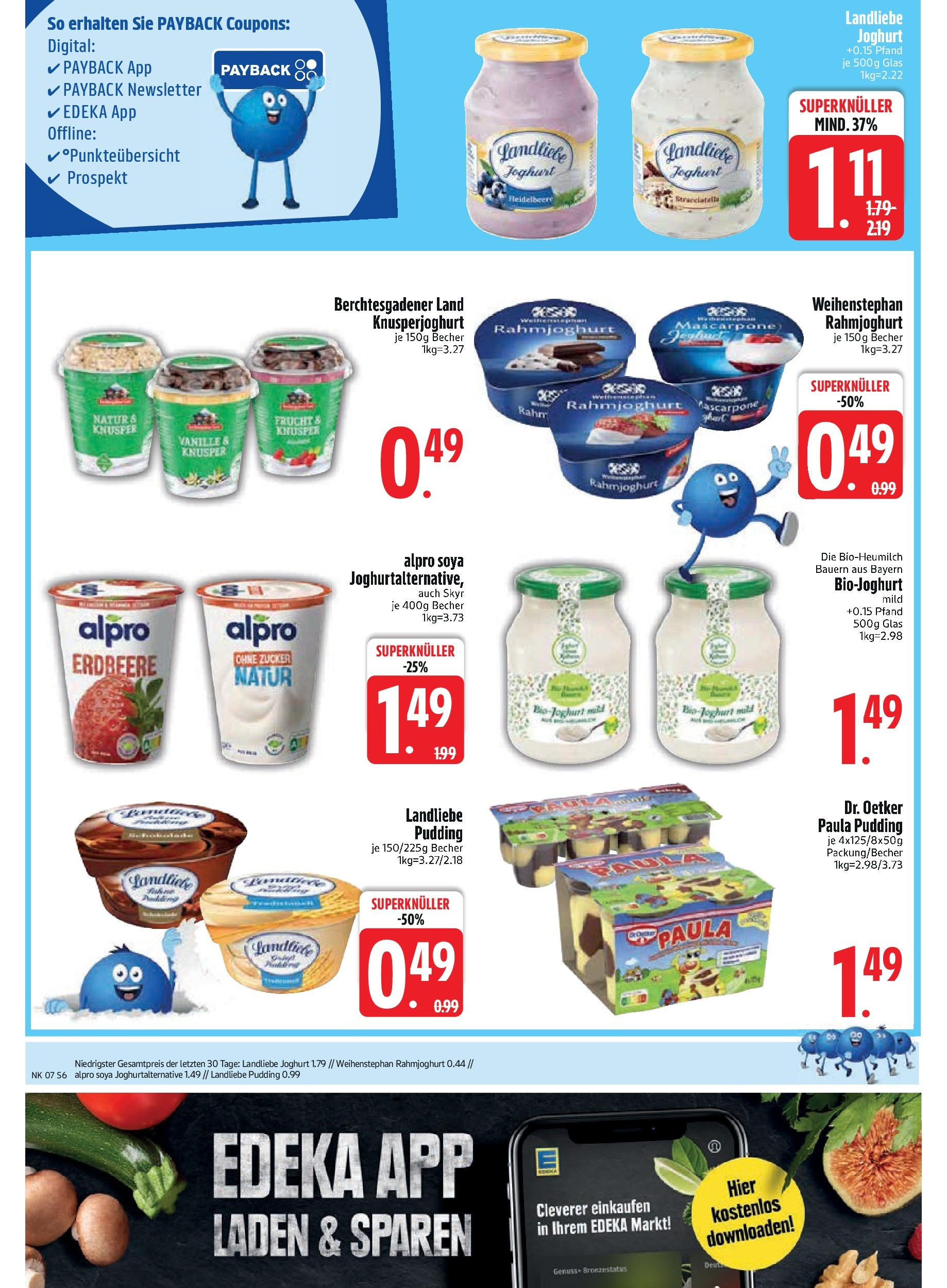 Edeka - Kirchseeon, Westring 5 (ab 10.02.2025) » Angebote Online | Seite: 8 | Produkte: Mascarpone, Joghurt, Skyr, Zucker