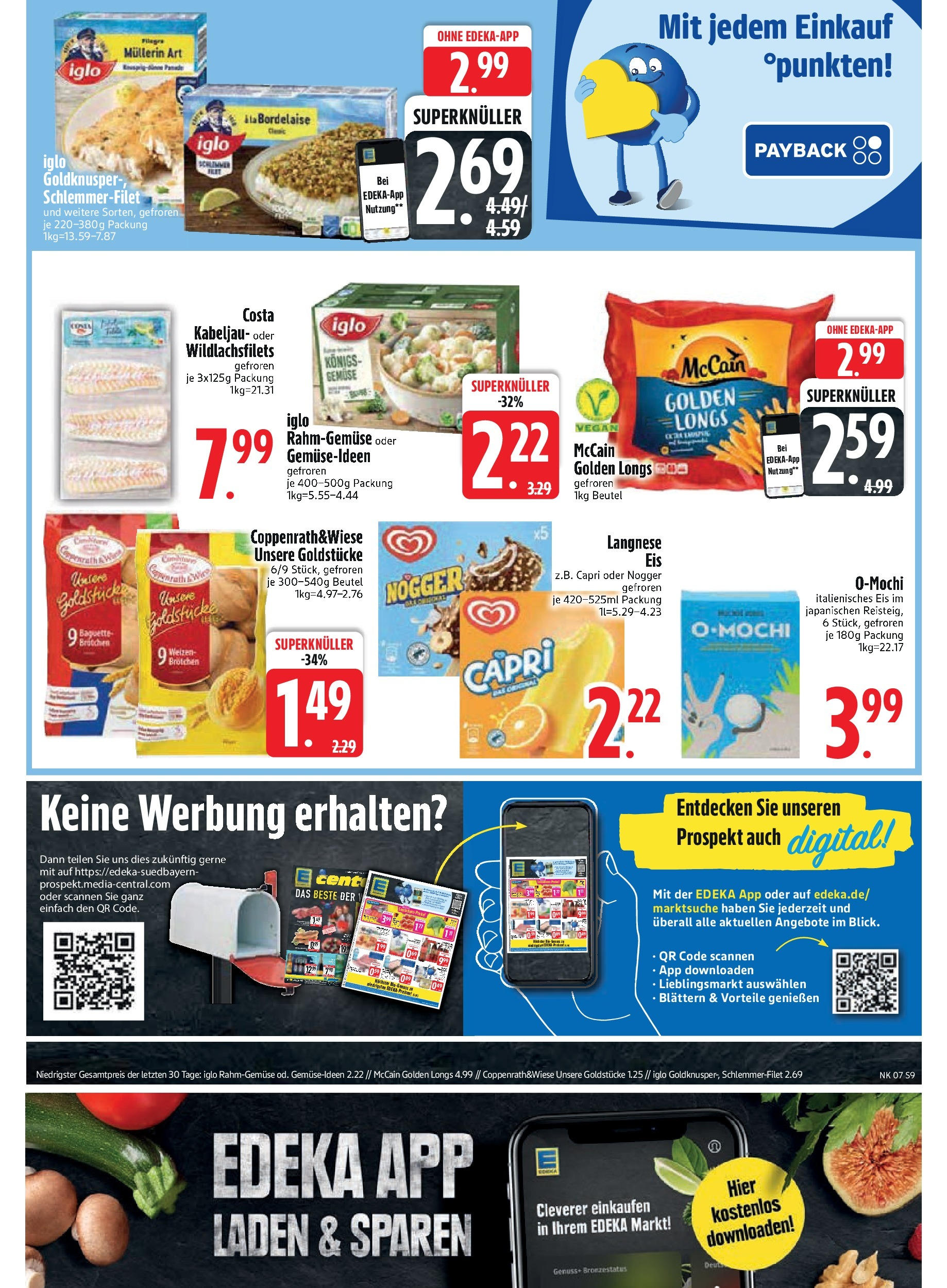 Edeka - Kirchseeon, Westring 5 (ab 10.02.2025) » Angebote Online | Seite: 11 | Produkte: Langnese, Iglo, Baguette, Eis